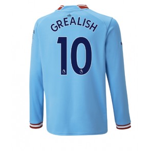 Manchester City Jack Grealish #10 Hemmatröja 2022-23 Långärmad